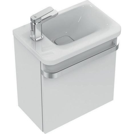 Anta TONIC II 450mm rovere grigio decoro mensola sinistra IDEAL STANDARD