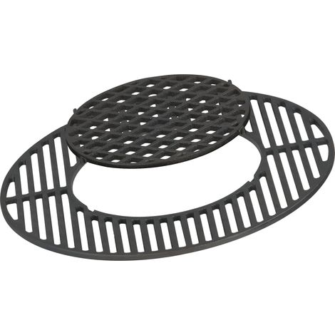 BBQ-Toro Sistema di griglia in ghisa Ø 54,5 cm Sear Grate adatto per barbecue a sfera da 57 cm