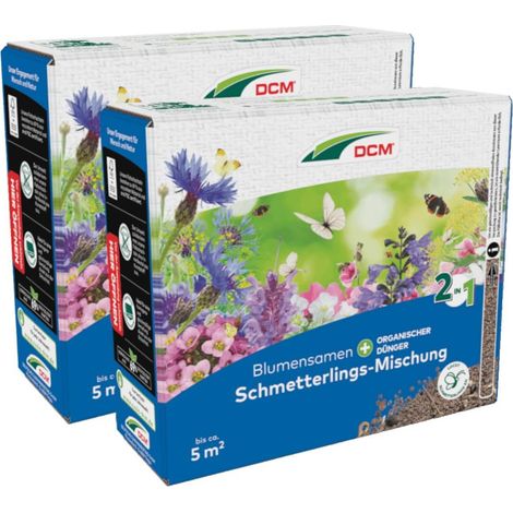 Mélange « Papillons » DCM 530 g de graines de fleurs engrais biologique biodiversité