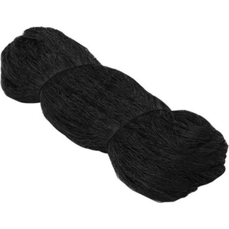 Filet de volière noir - 4 x 15 m - Nid d'oiseau - Filet à plantes - Objets de jardin - Jardinage - 1 pièce (1/5)