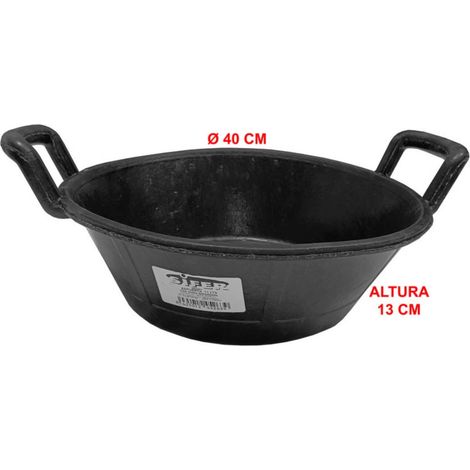 SIFER sifer espuerta 11 l goma reforzada 2 asas ø40x13cm 320221