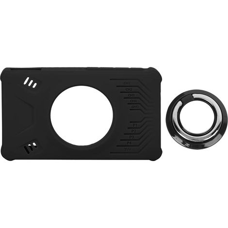 SC104 Étui de protection en silicone souple pour analyseur logique LA104, coque antichoc noire.