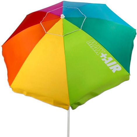 Parasol de plage avec protection UV50 (Multicolore - Polyester - 220x220x209 cm) (1/5)