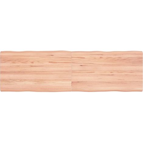 Dessus de table, Plateau De Table bois chêne massif traité bordure assortie LKF29589 (1/5)