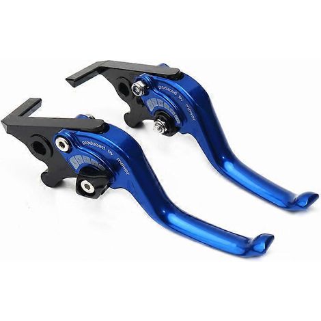 Convient aux Yamaha TMAX530 560 SX DX modifiés, freins de course à deux doigts, klaxon, guidon d'embrayage (bleu) (1/5)