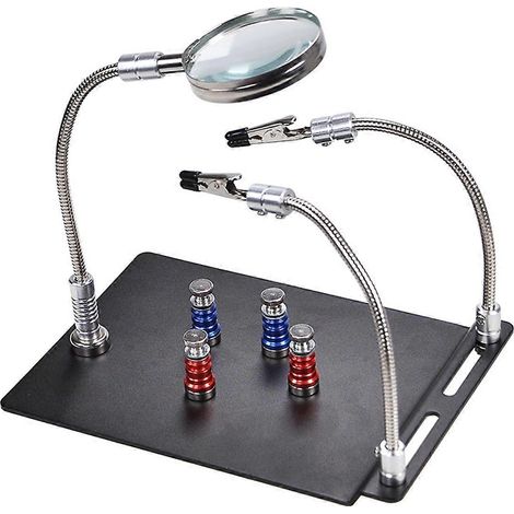 Magnetische Lupe, Leiterplattenhalter, flexibler Arm (1/5)