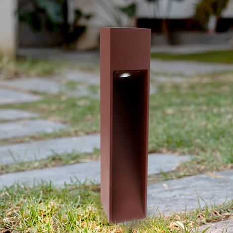 IluminaShop - Baliza LED Cora Plus Rust Brown CCT IP65  3000+4000+6000 (1/3)