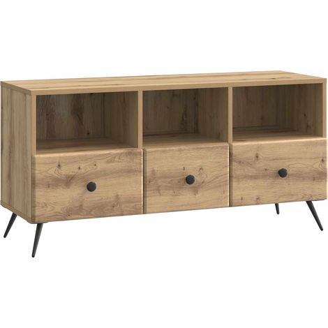 vidaXL  TV Cabinet  Artisan Oak 102 x 34.5 x 50 cm Engineered Wood