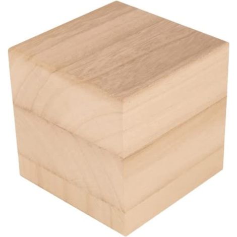 Artemio Cubo in legno 10x10x10cm, Colore, Taglia unica, 14003508