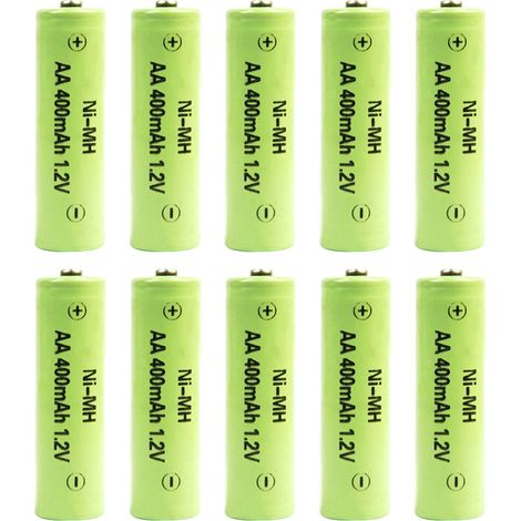 Pile Rechargeable Aa 1.2v 600mah Ni-Mh Pour Jouets Et Télécommandes - Lot De 5 (1/5)