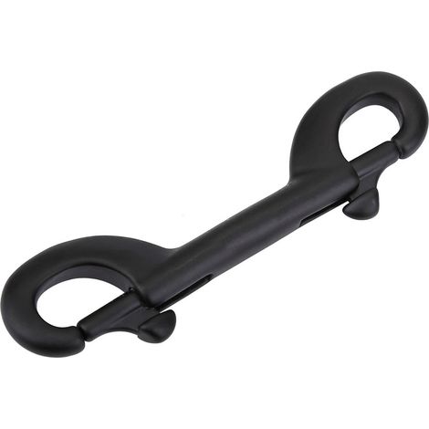 Boucle de plongée sous-marine à double mousqueton en acier inoxydable durable KEEP DIVING (100 mm) (1/5)