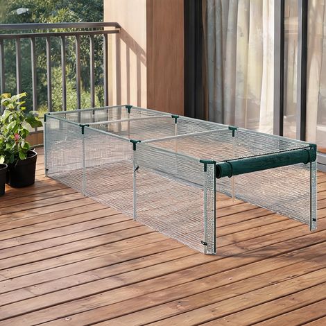 Clôture de jardin en verzinktes métal HDPE 125 x 373 x 62,5 cm (1/5)
