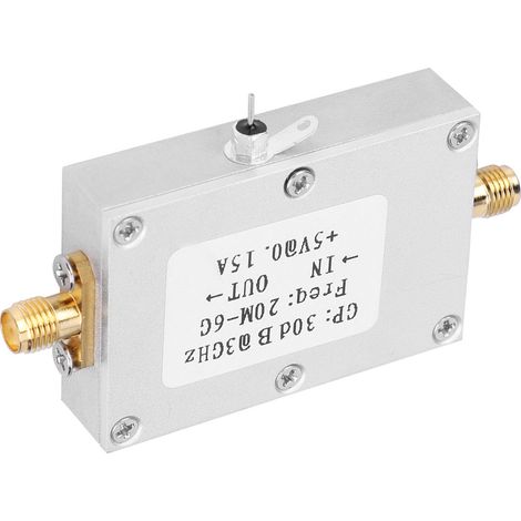 HF-Verstärker, rauscharm, Breitbandverstärkung 30 dB, LNA 20M-6G, elektrische Bauteile (1/5)