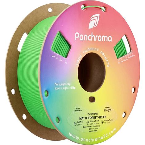 Polymaker CA04019 Panchroma™ Matte Filament PLA mat, faible teneur en plastique 1.75 mm 1000 g fores (1/3)