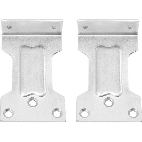 Lot de 2 plaques parallèles pour ferme-porte de porte, pour installation à domicile (1/4)