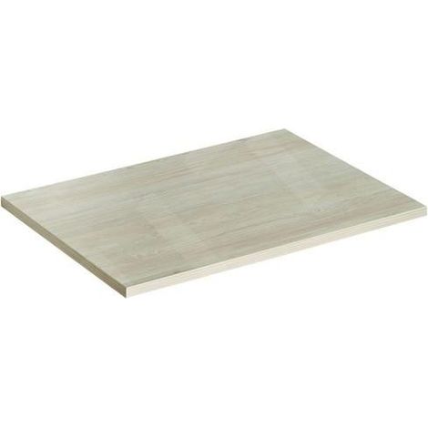Console en bois IS Connect Air, pour US 600mm, 604x442x18mm, décoration chêne clair et blanc mat (1/5)