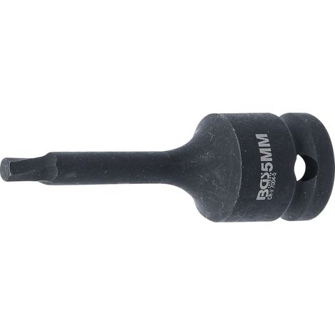 Extractor de tornillos  entrada 12,5 mm (1/2")  para el casquillo hexagonal defectuoso 5 mm (1/2)