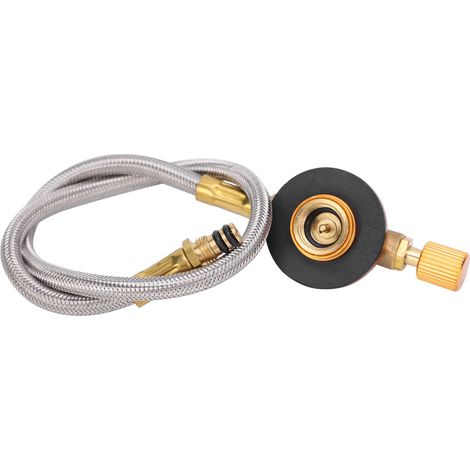 Robinet de Commande pour Cuve à Gaz Plat Extérieur avec Tube et Accessoire de Four en Cuivre (1/5)