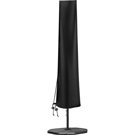 Housse de Parasol Jardin pour Diamètre 2m 4m, Grande Housse de Parasol de Table de Patio Imperméable, 420D Oxford Protecteur de Parasol de 9 à 11 Pieds, H190 x 30/50cm (1/5)