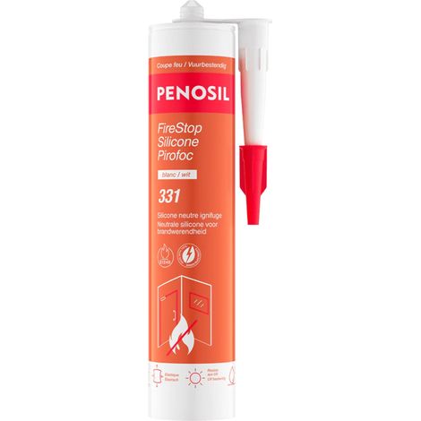 Olivé Pirofoc PMUC Blanc 300 ML - Silicone neutre anti-feu PMUC Blanc (1/2)