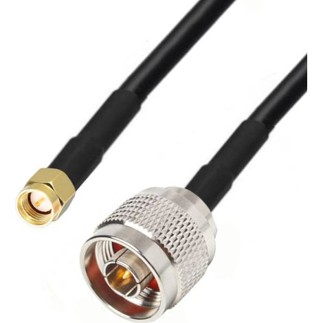 Antennenkabel N-Stecker / SMA-Stecker RG58 3 m