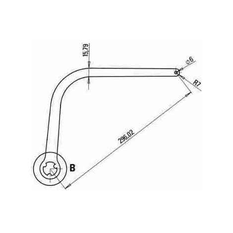 Coppia Bracci Alternativi N1d Bianco Ral 90 Automatismi Faac 5726
