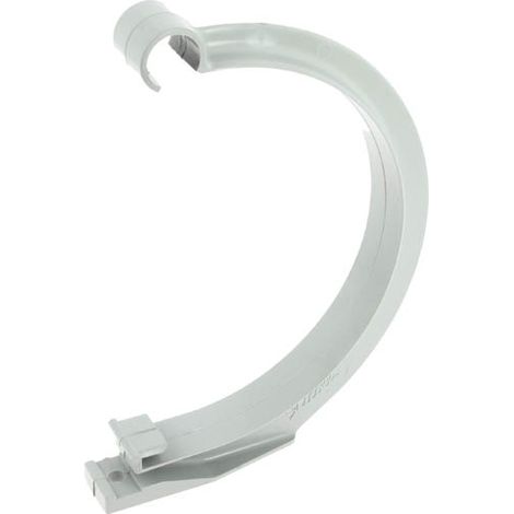 NICOLL Crochet PVC pour accessoire métallique 33 gris