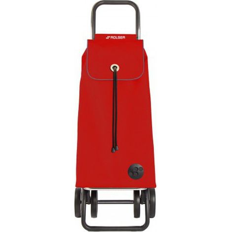 Carro compra plegable "Imax Logic 2+2" de 4 ruedas mf color rojo imx305 rolser (1/5)