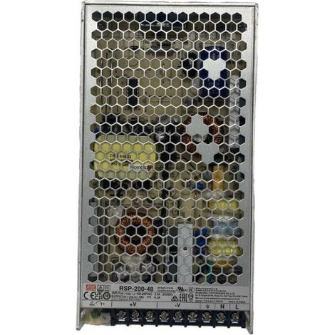 MW MEAN WELL RSP-200-48 Alimentatore Led 200W 48V 4,2A Senza Ventola Input 220V e 110V