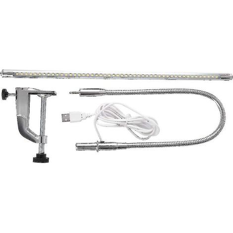 Lampe de bureau LED, lampe de table LED à pince pour manucure, lampe de manucure LED réglable (1/4)