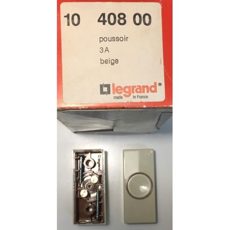 Legrand 40800 - Bouton Poussoir 3A - Beige