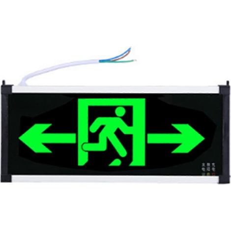 Panneaux de sécurité, indicateurs de sortie de secours publics, panneaux lumineux LED de rechange, centre commercial (1/5)