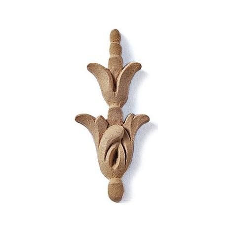Fregio in pasta di legno mm66x28 per arredo e restauro 4422