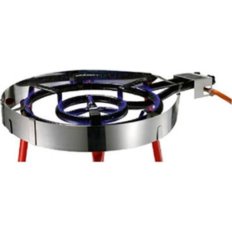 Pare-brise en acier inoxydable pour brûleurs à paella au butane 300-500 mm – Protection contre le vent – Installation facile – Cuisson uniforme – Ideal