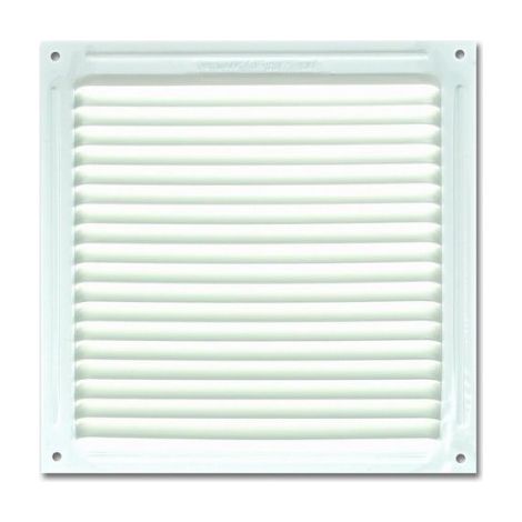 REJILLA 18X18CM 19 ABERTURAS ADHESIVA LACADO BLANCO - BRINOX
