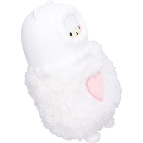 Chauffe-mains mignon en forme de mouton, mini-chauffage électrique portable rechargeable par USB, blanc (1/5)