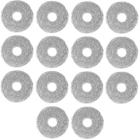 Lot de 14 chiffons de lavage patins pour JONR P20 Pro pièces d’aspirateur détachées microfibre chiffon de lavage (1/5)