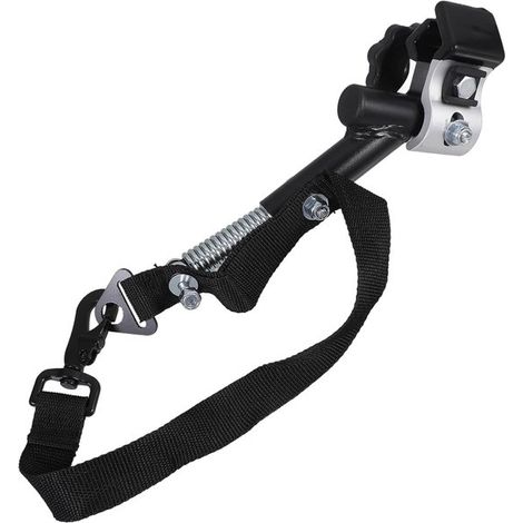 Adaptateur pour antivols de remorque vélo haute résistance - Adaptateur pour cadre de remorque vélo - Fixation universelle pour remorque vélo - Noir (1/5)