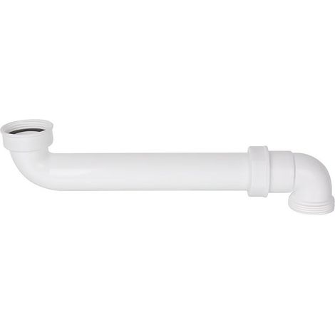 Coude d'évacuation gain de place 1 1/2"