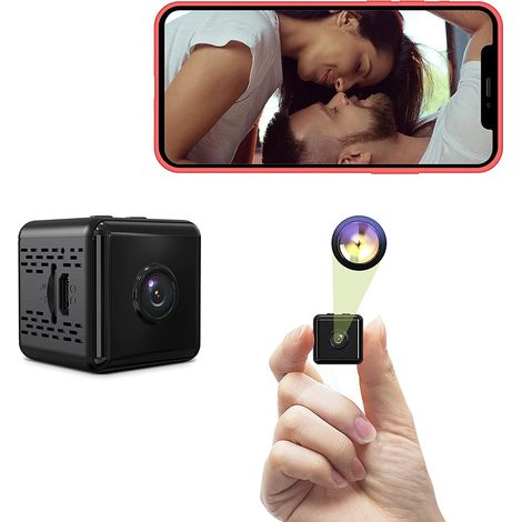 1 Caméra WiFi, résolution 1080p, vision nocturne 8m, détection de mouvement, batterie 1000mAh, intérieur extérieur (1/5)