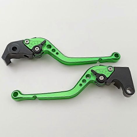 Accessoires modifiés pour locomotive YZF R1 R6 : embrayage de frein réglable en alliage d'aluminium, frein à bascule avec klaxon, levier de guidon (vert 3) (1/5)