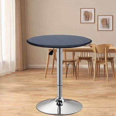 Table de bar coloris noir 63 x 63 x 93 cm (1/5)