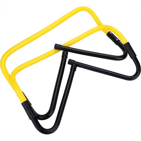 Équipement d'entraînement d'agilité de football réglable en hauteur 15/30 cm (jaune + noir) (1/5)