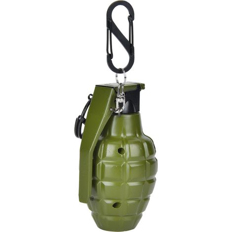 Briquet coupe-vent à la forme innovante, décoré avec de la peinture en aérosol. Briquet élégant à suspendre. (1/5)