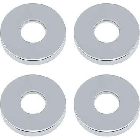 Rosace Robinet Mitigeur Douche 4 Pièces Chromées Rosasse Ouvrante Robinetterie Ø 26mm (3/4 ") Acier Inoxydable Rosace Plomberie Plate Basse for Cuisine Salle de Bain (1/3)