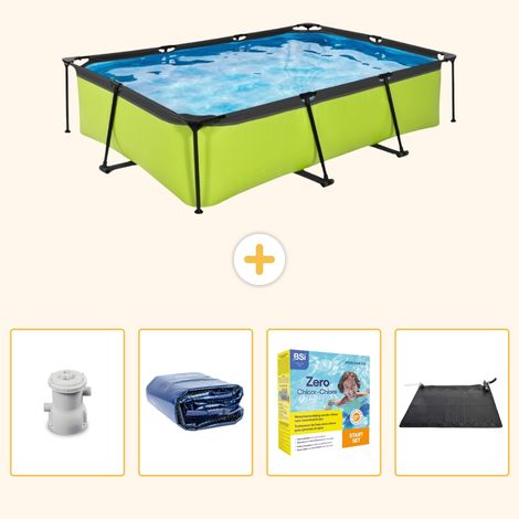 Exit-toys Piscine Exit Rectangulaire - 300x200x65 cm - 5-pièces SCB11 (1/5)