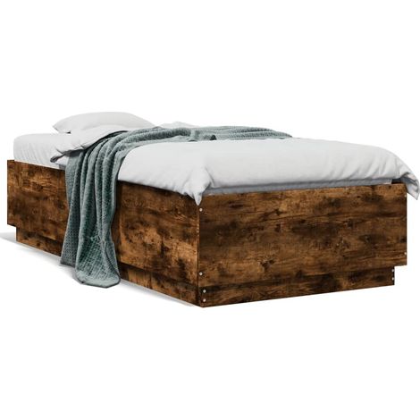 Maison Exclusive - Giroletto Rovere Fumo 90x190 cm in Legno Multistrato