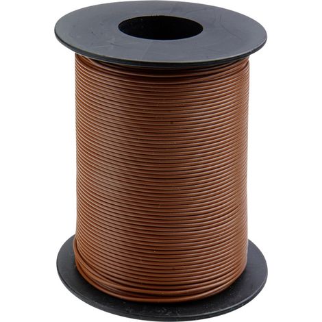 Donau Elektronik 105-8-100 Schaltdraht 1 x 0.20 mm² Braun 100 m