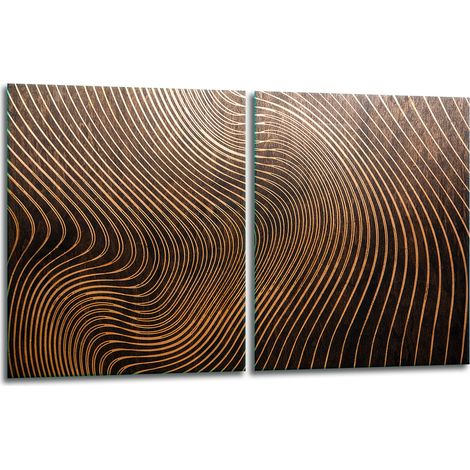 2 plaques de protection en verre pour poêle 40x52 bois (1/5)