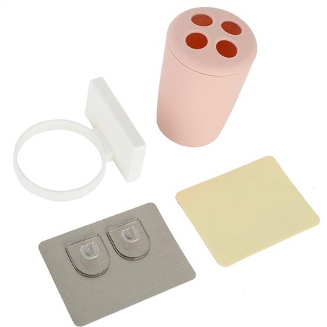 Support Brosse À Dents Mural - Séchoir Automatique Avec Ventouse - Pour Salle De Bain - Lot De 1 (1/5)